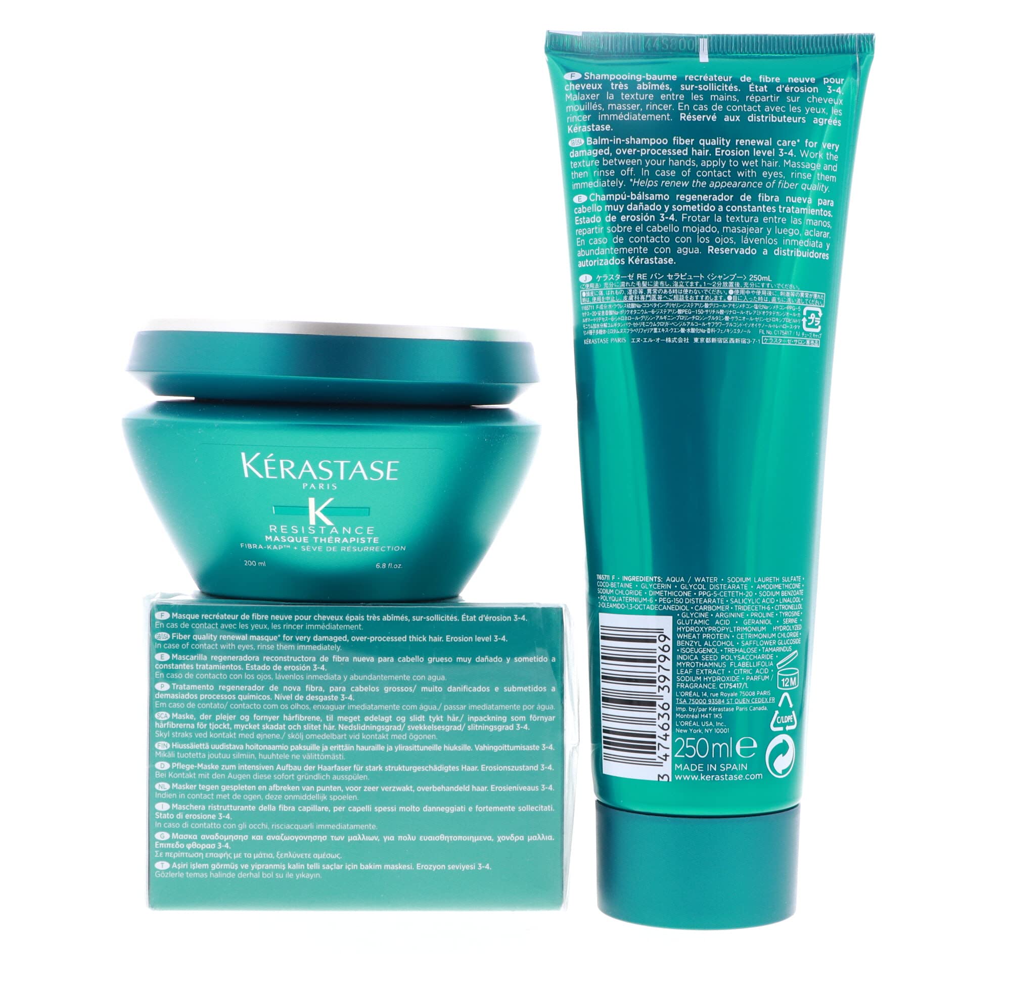 Kérastase Resistance Therapiste Shampoo and Masque Duo - Luxury
